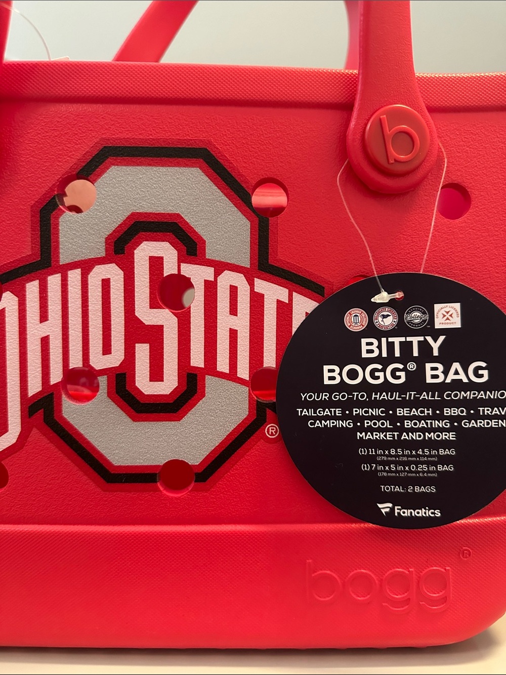 NWT bitty BOGG Bag Ohio State - Picture 2 of 9